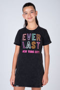 Vestido Breeze Niña Gris Everlast