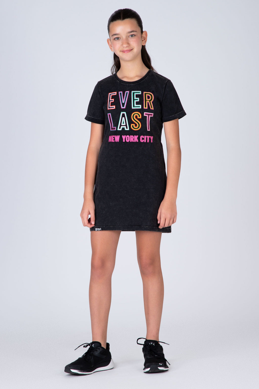 Vestido Breeze Niña Gris Everlast