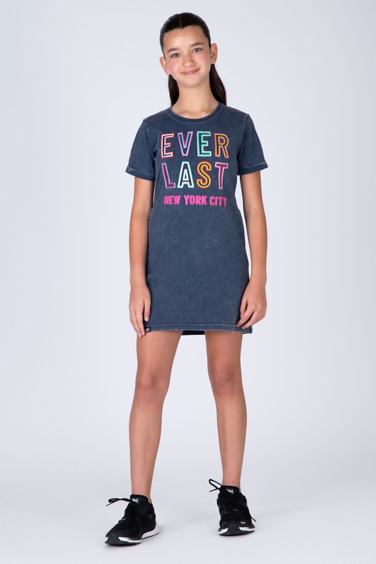 Vestido Breeze Niña Azul Everlast