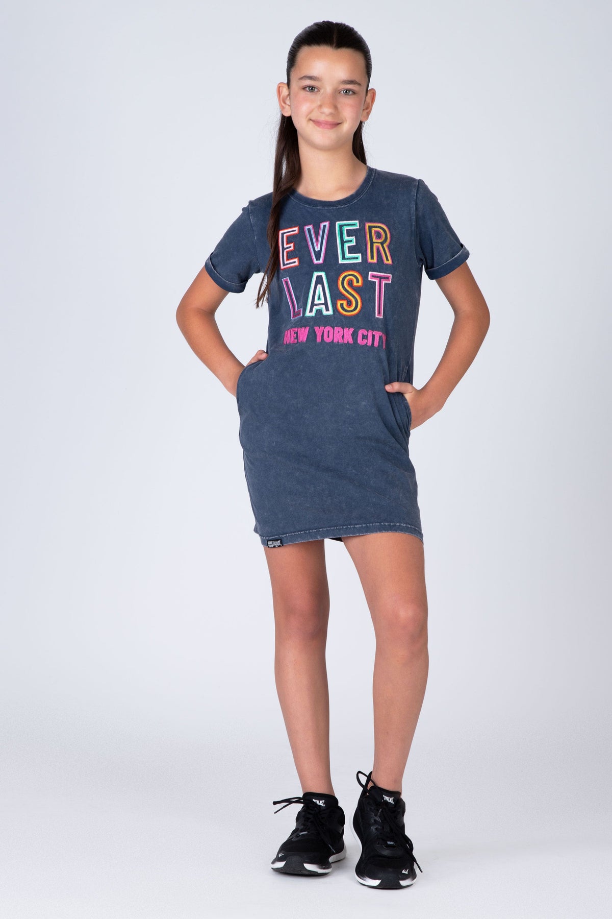 Vestido Breeze Niña Azul Everlast