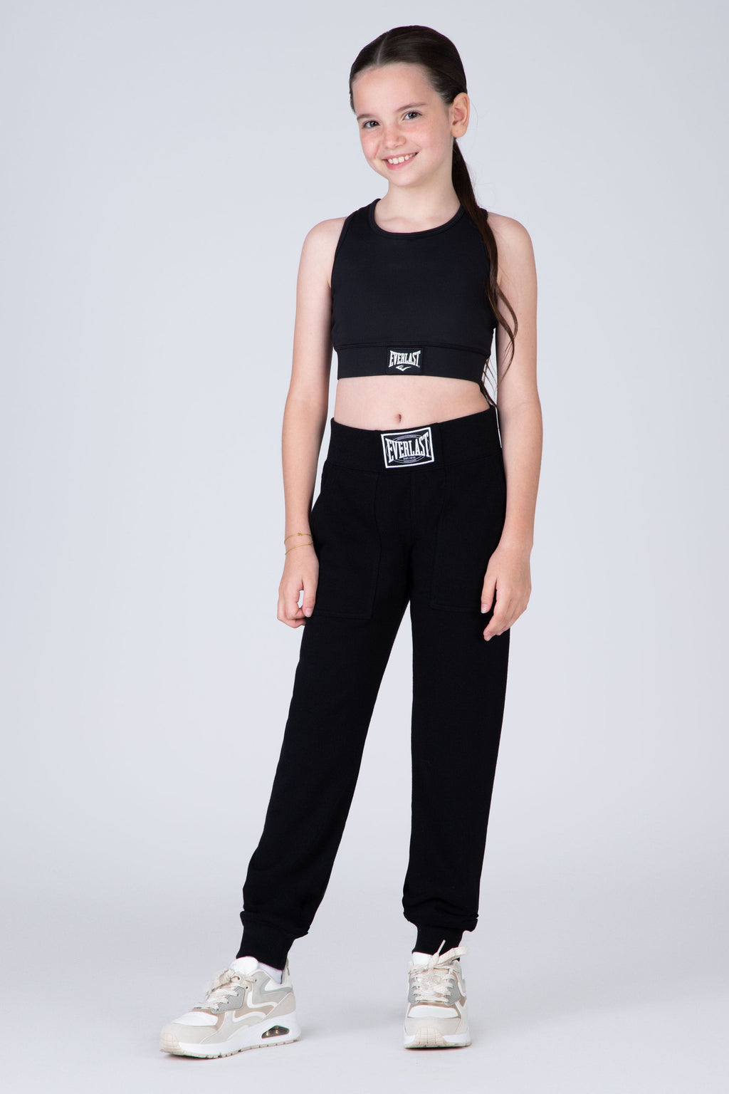 Jogger Bronx Niña Negro Everlast