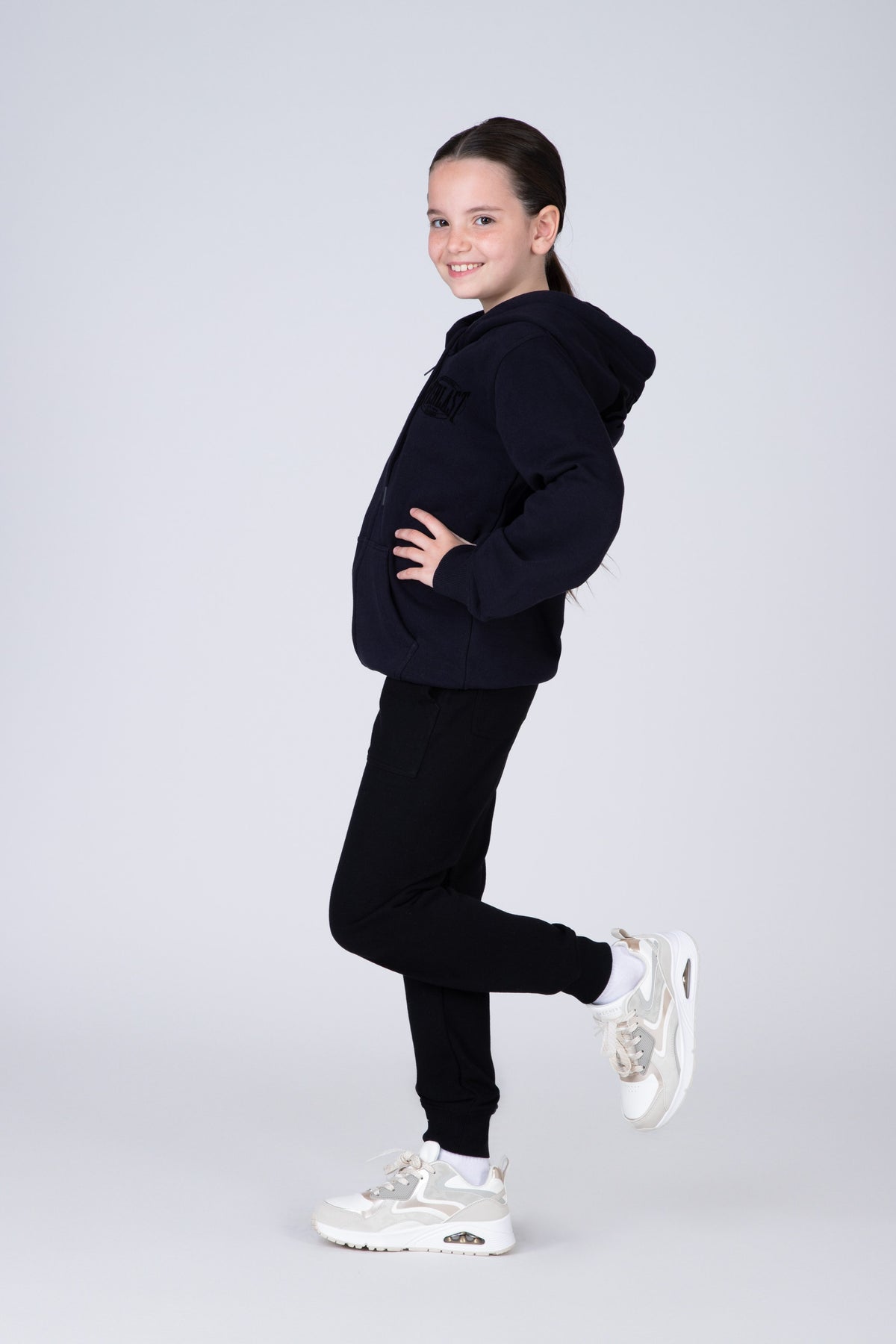 Jogger Bronx Niña Negro Everlast