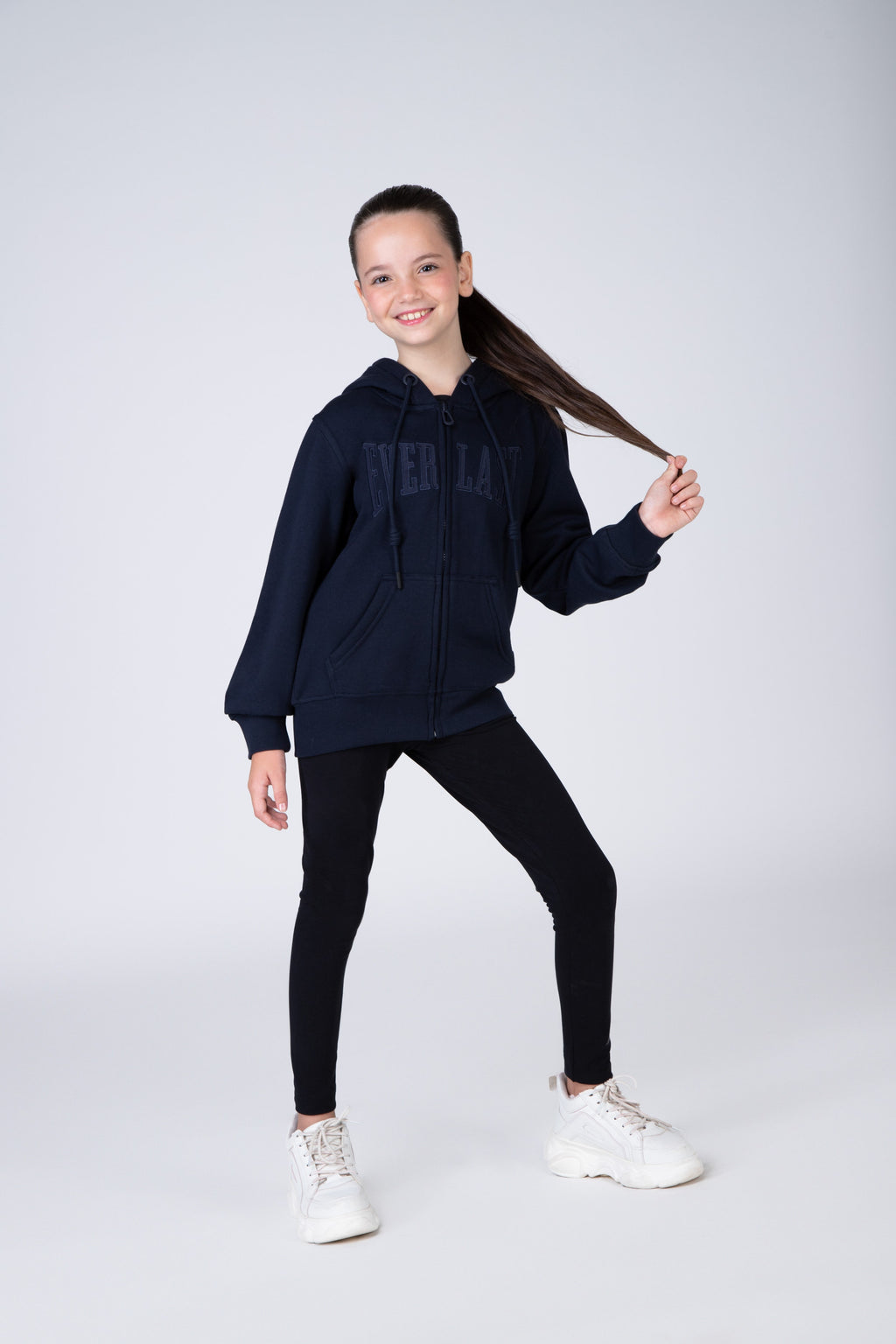 Chaqueta New Most Niña Azul Everlast
