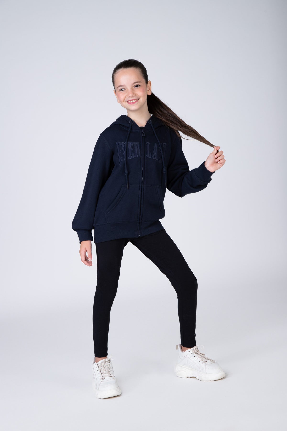 Chaqueta New Most Niña Azul Everlast