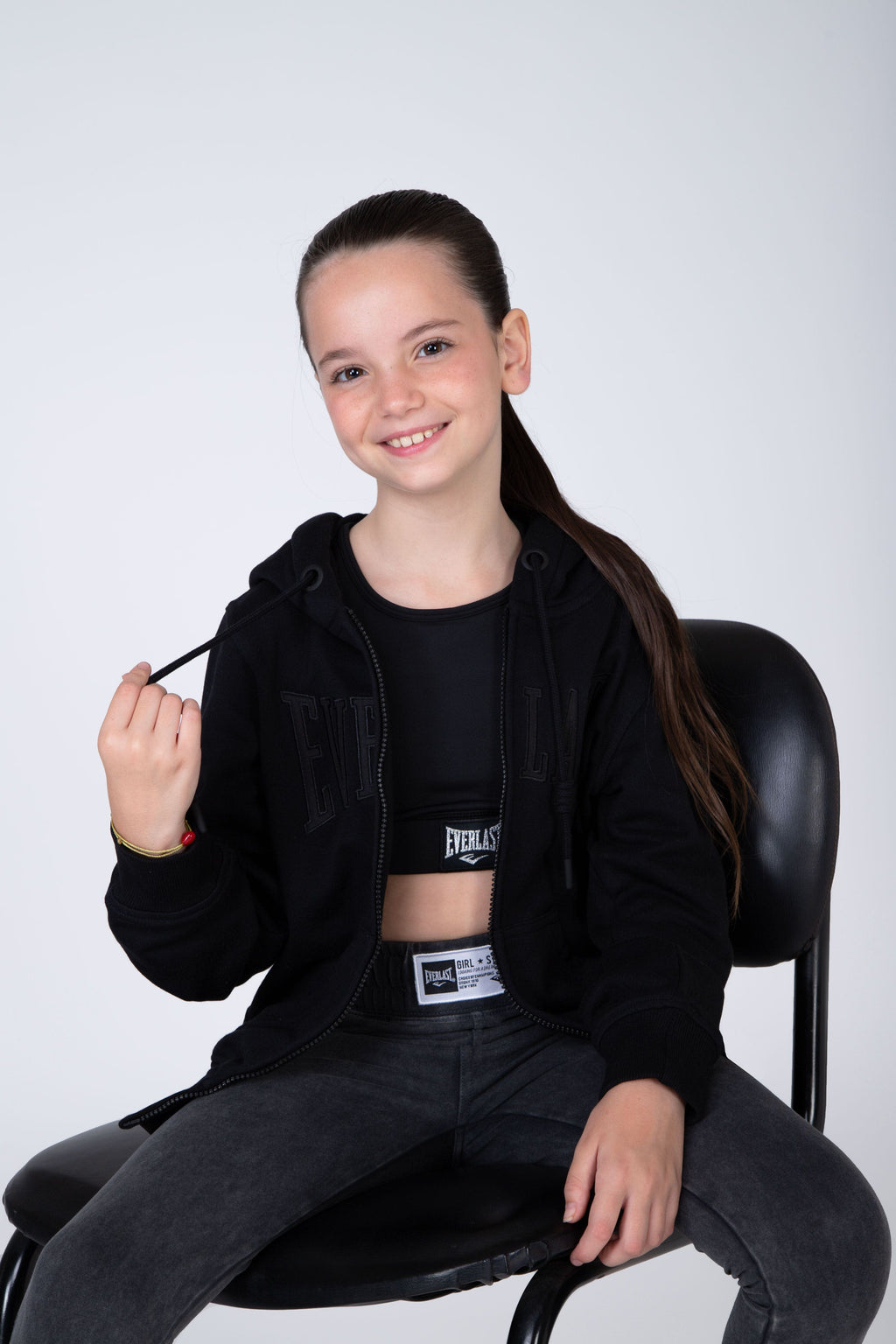 Chaqueta New Most Niña Negro Everlast
