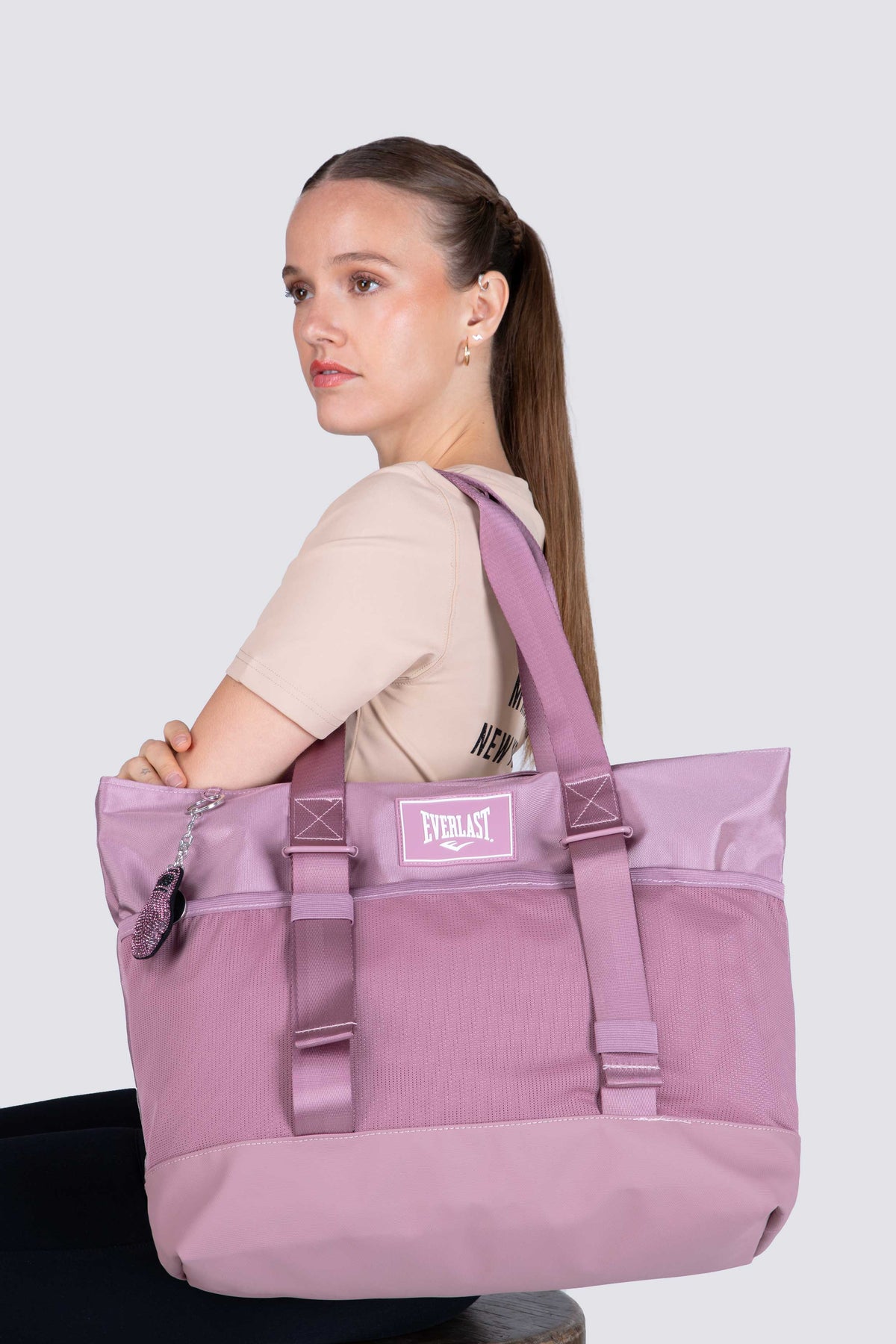 Bolso Tote Style K Rosado Everlast