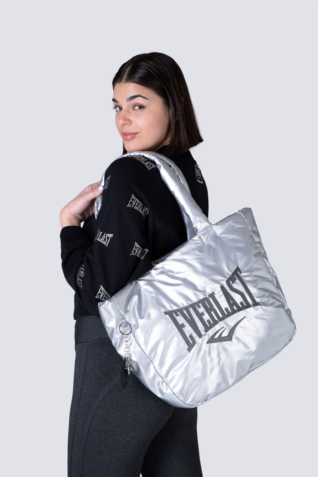 Bolso Tote Sensitive Gris Everlast