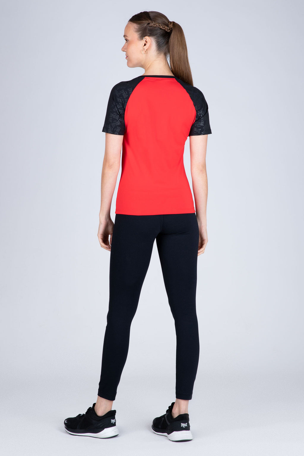 Polera Manga Corta Cross Rojo Everlast
