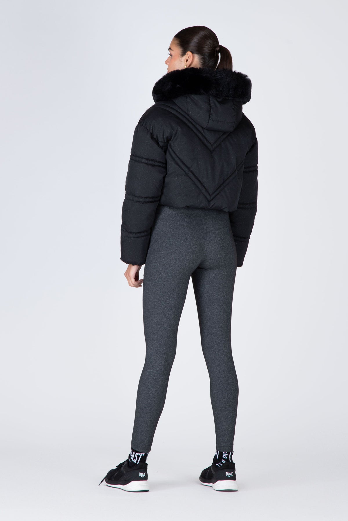 Parka Crop Narvik Negro Everlast