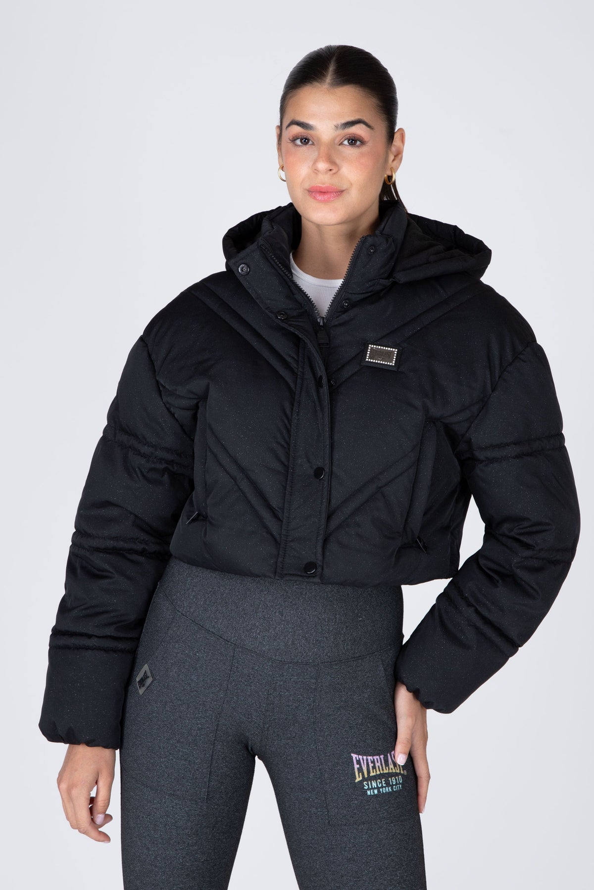 Parka Crop Narvik Negro Everlast