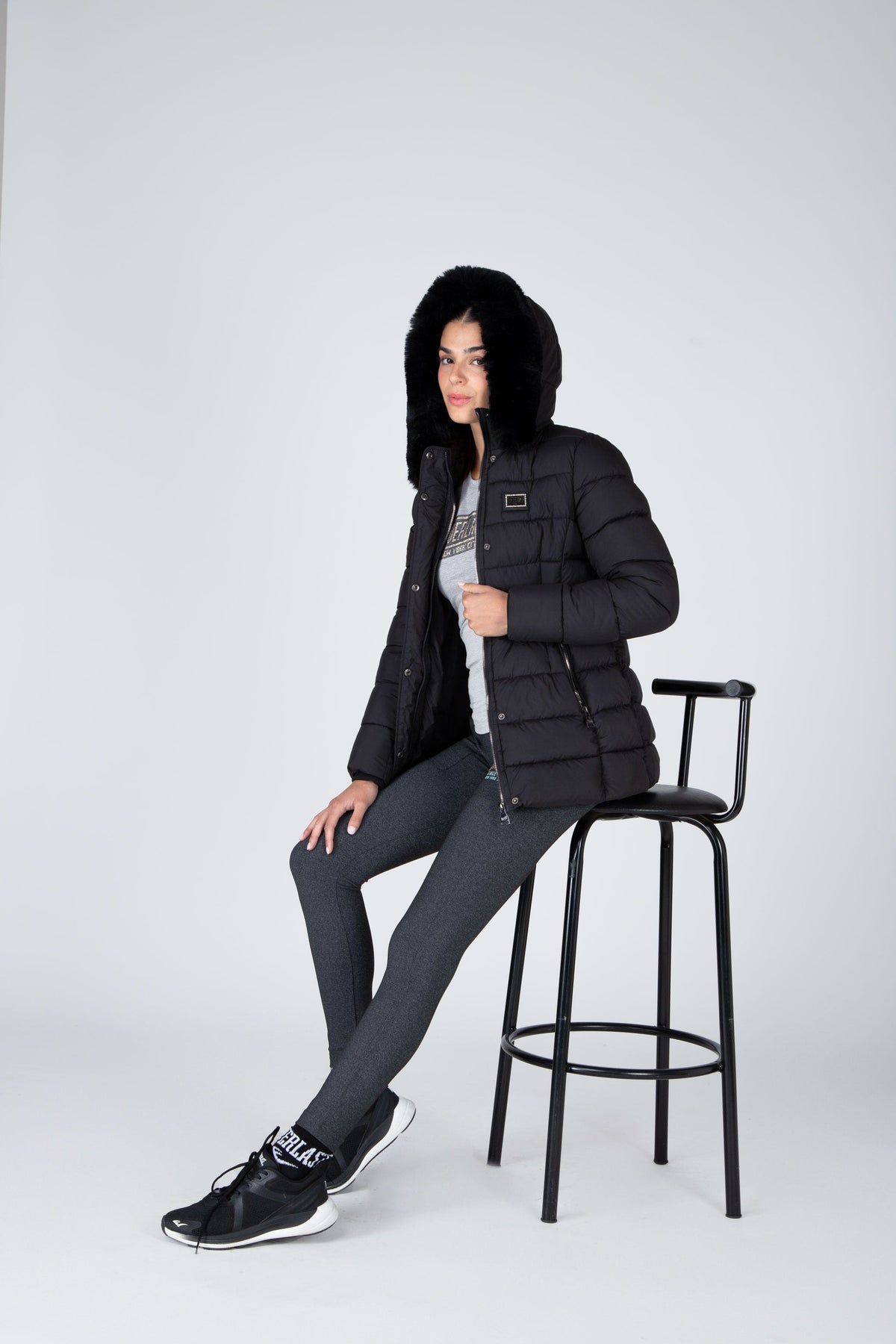 Parka Luxe Negro Everlast