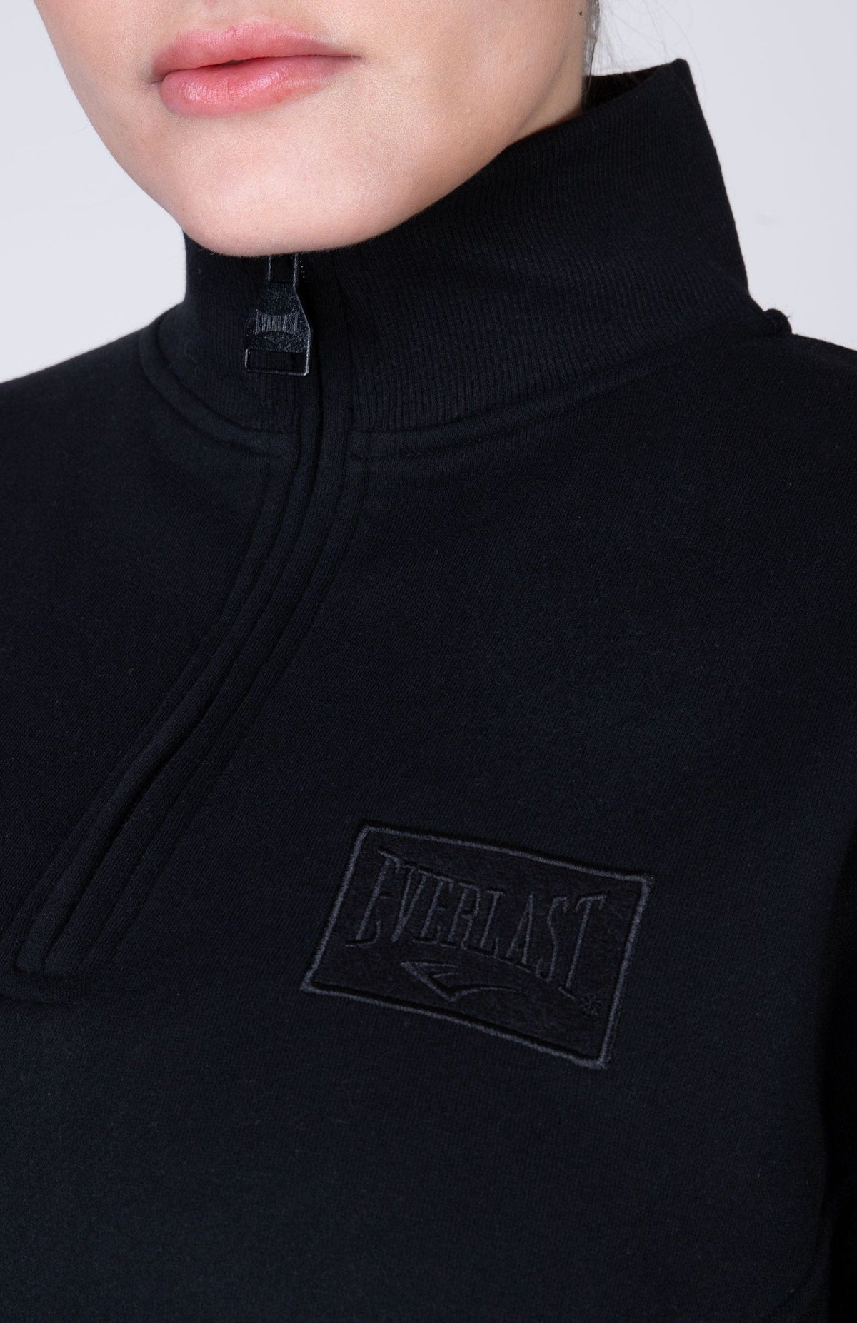 Poleron Half Zip Land Negro Everlast