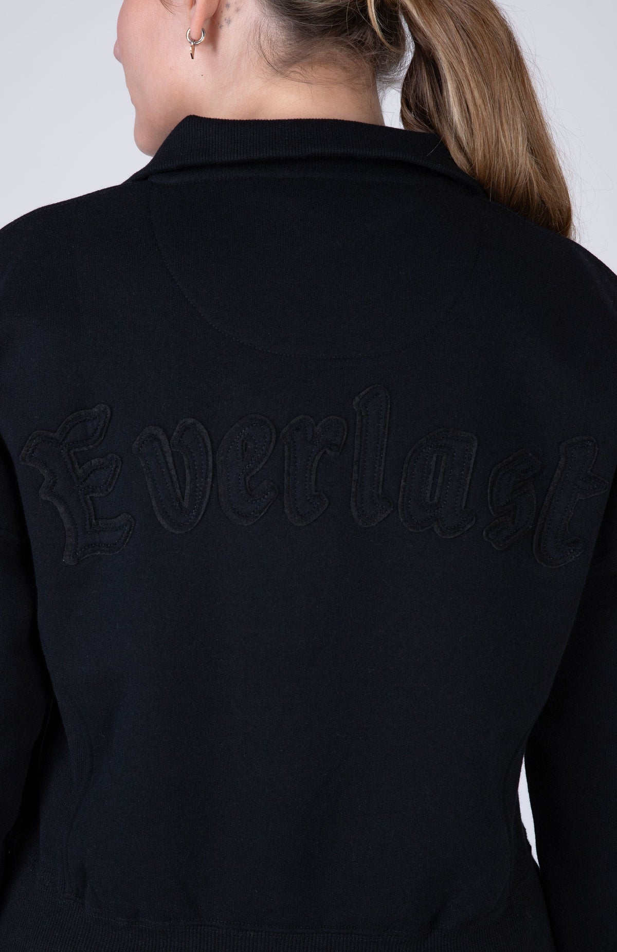 Poleron Half Zip Land Negro Everlast