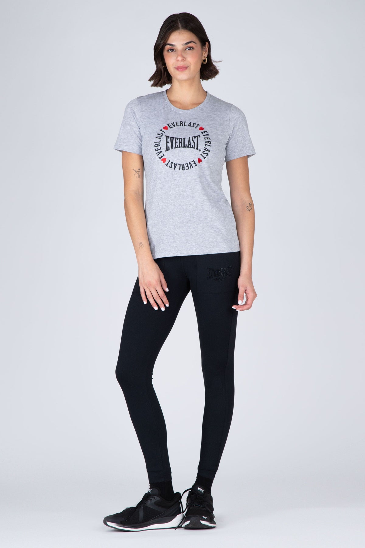 Polera Manga Corta Poetic 2.0 Gris Everlast