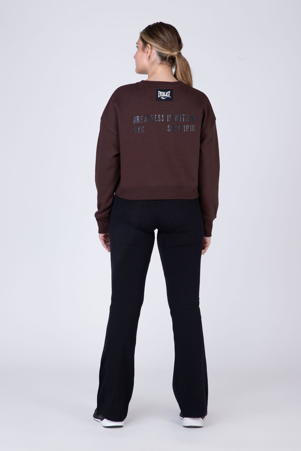 Poleron Crew Neck Greatness Café Everlast