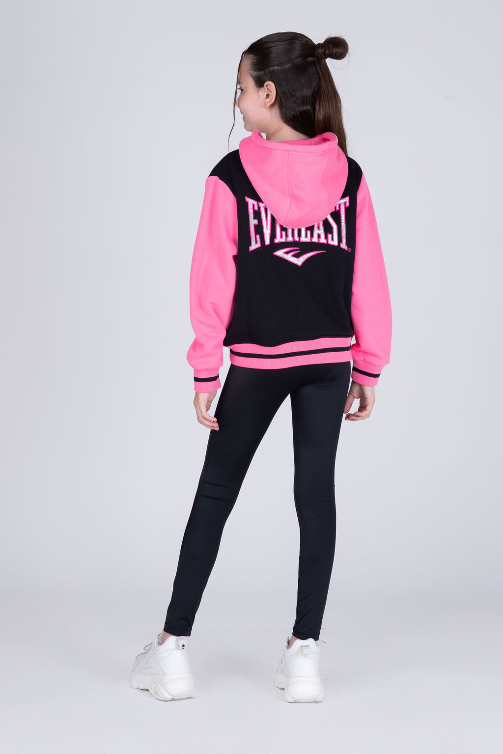 Chaqueta Boom Niña Negro/Rosado Everlast