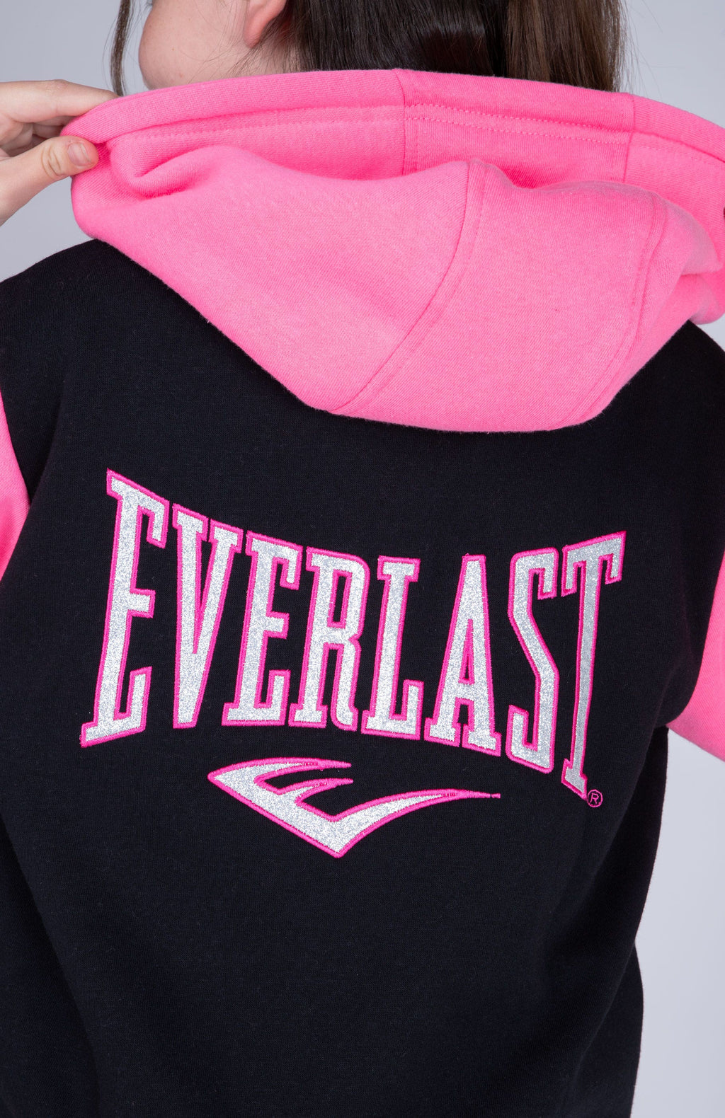 Chaqueta Boom Niña Negro/Rosado Everlast