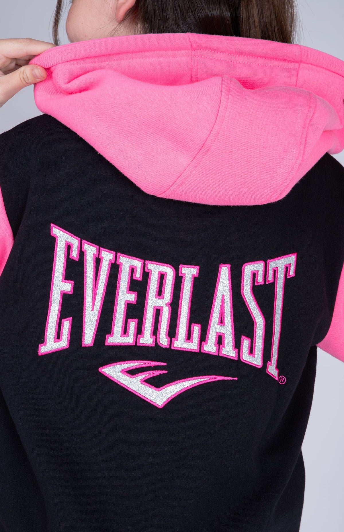 Chaqueta Boom Niña Negro/Rosado Everlast
