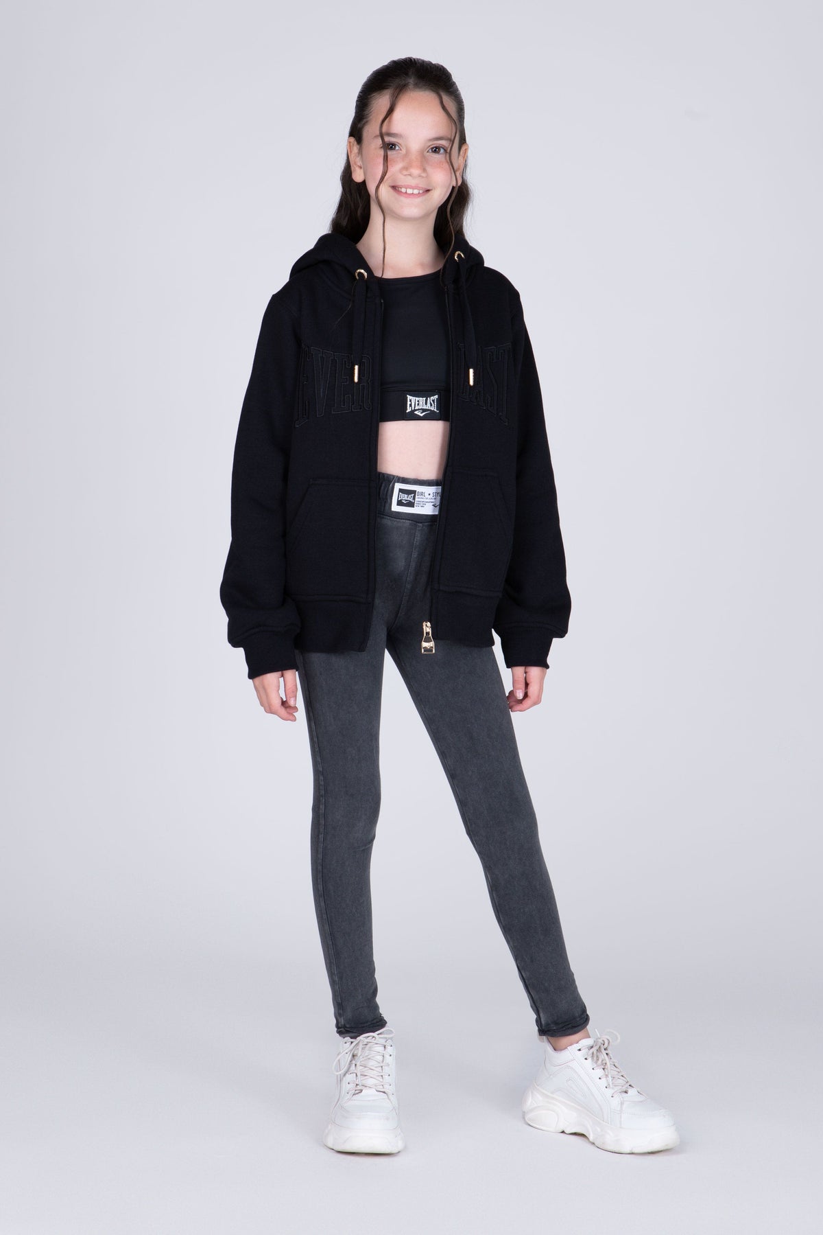 Chaqueta Tenerife Niña Negro Everlast