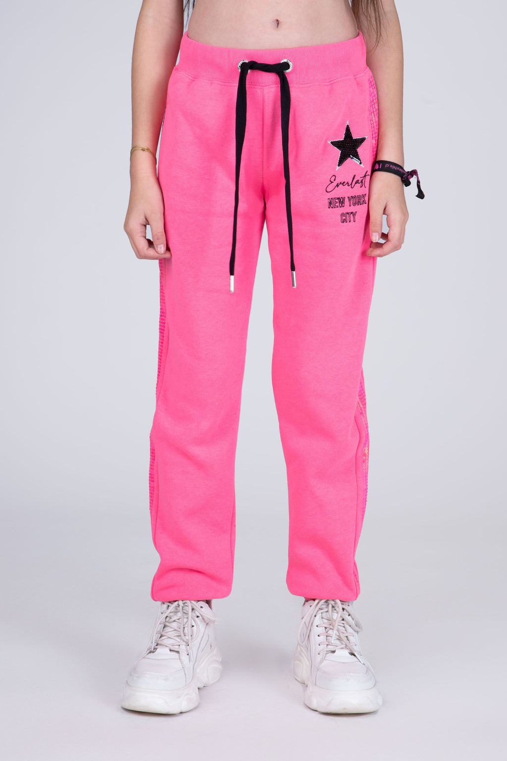 Jogger Star Niña Rosado Fluor Everlast