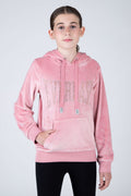 Poleron Hood Niña Rosado Everlast