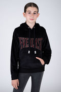 Poleron Hood Niña Negro Everlast