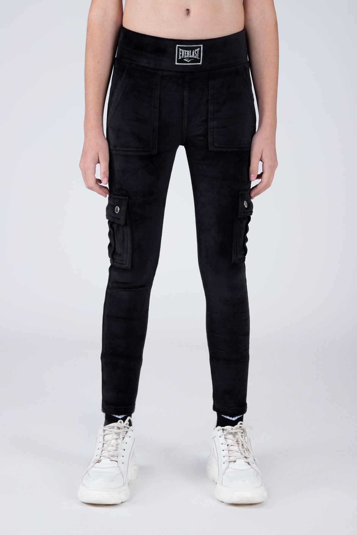 Legging Long Smile Niña Negro Everlast