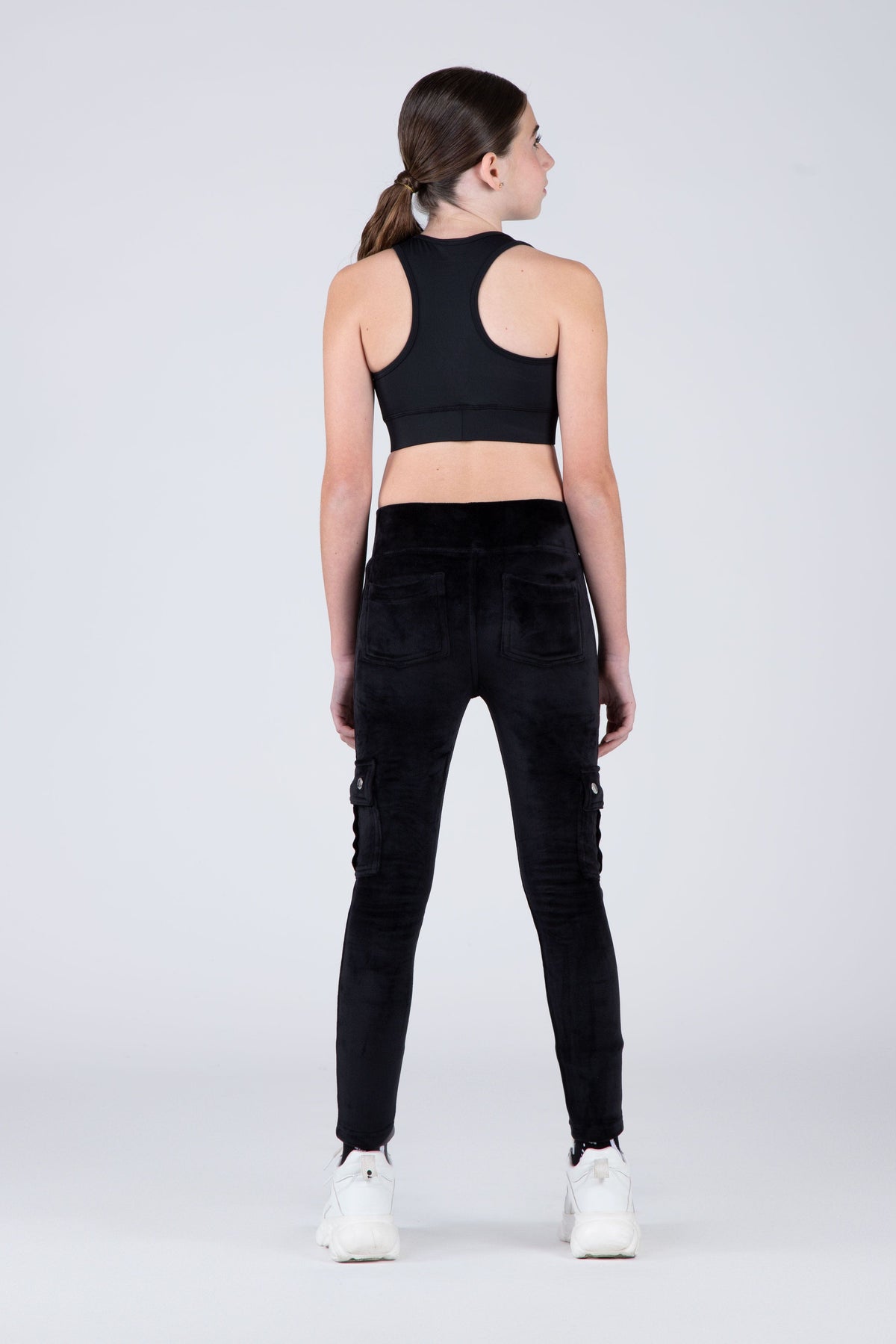 Legging Long Smile Niña Negro Everlast