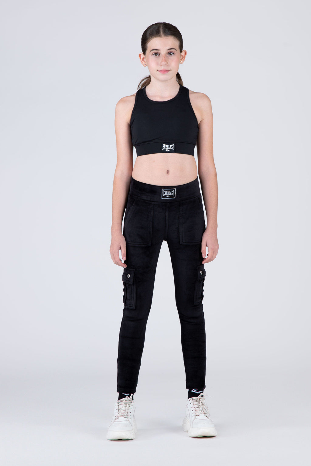 Legging Long Smile Niña Negro Everlast