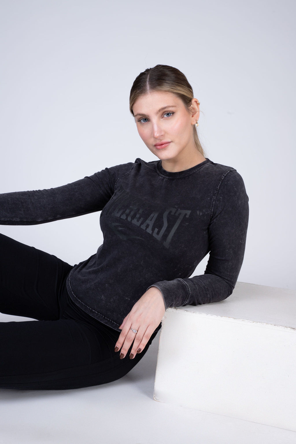 Polera Manga Larga Murcia 2.0 Gris Oscuro Everlast