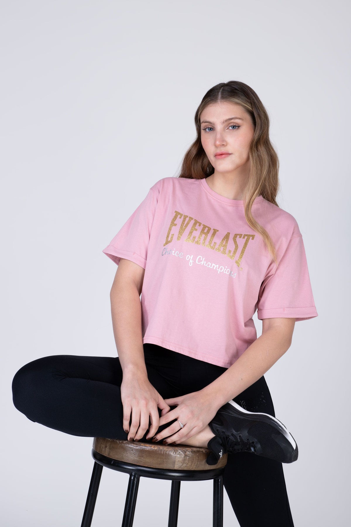 Polera Manga Corta 1910 2.0 Rosado Everlast
