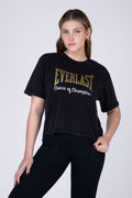 Polera Manga Corta 1910 2.0 Gris Oscuro Everlast