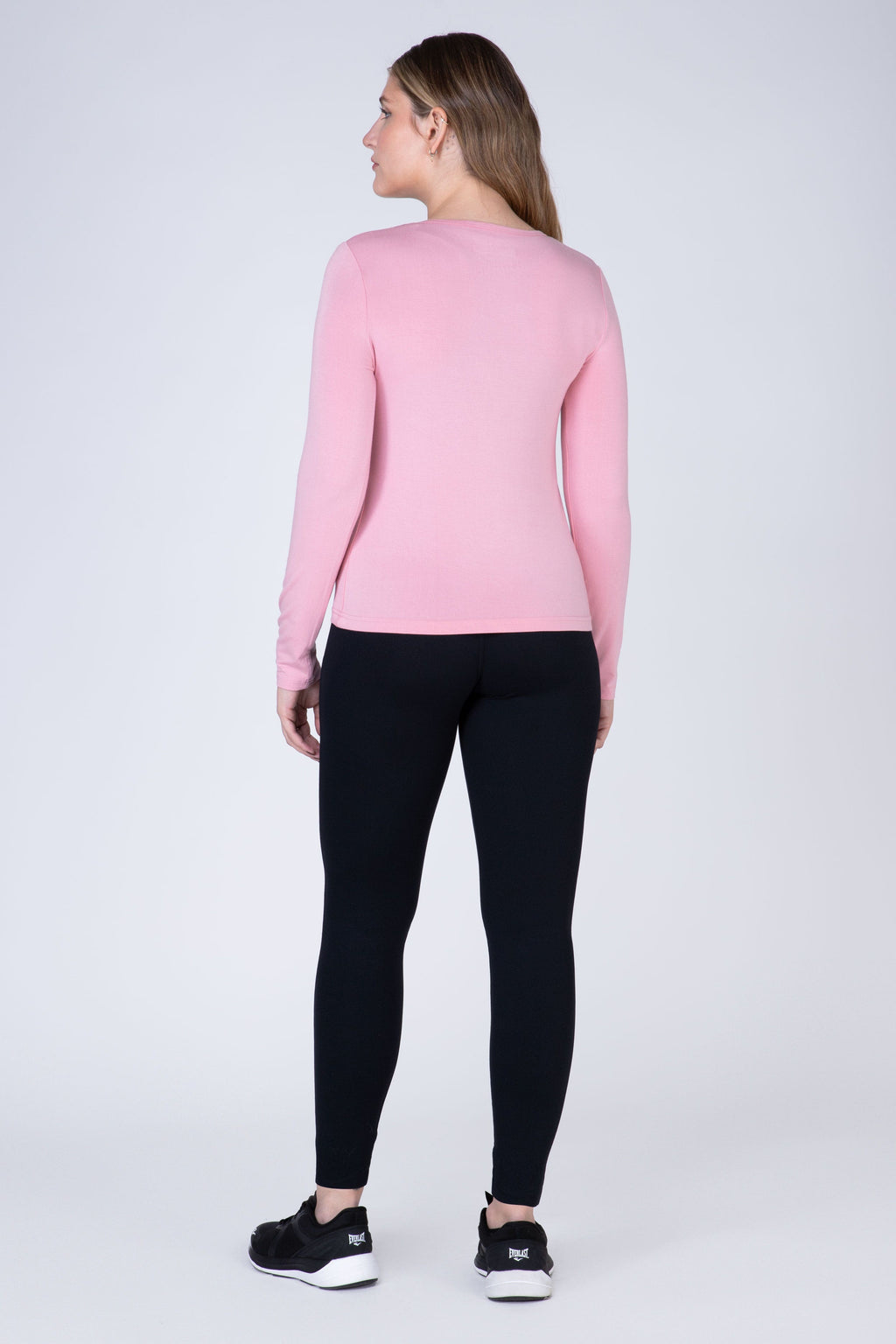 Polera Manga Larga Tenerife Rosado Everlast