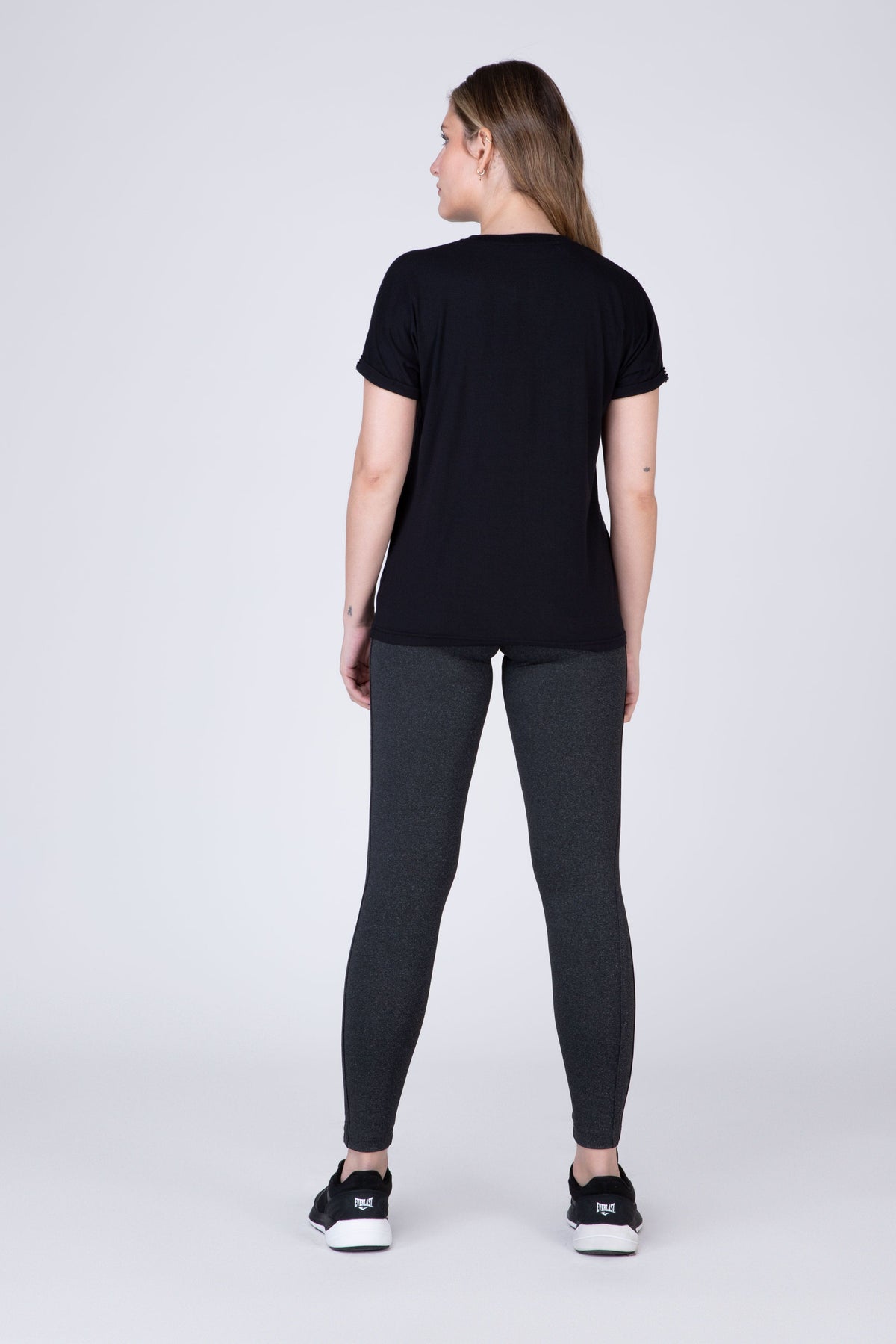 Polera Manga Corta Pixie Negro Everlast