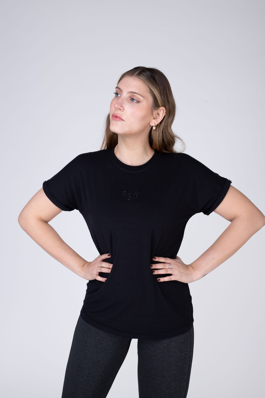 Polera Manga Corta Pixie Negro Everlast