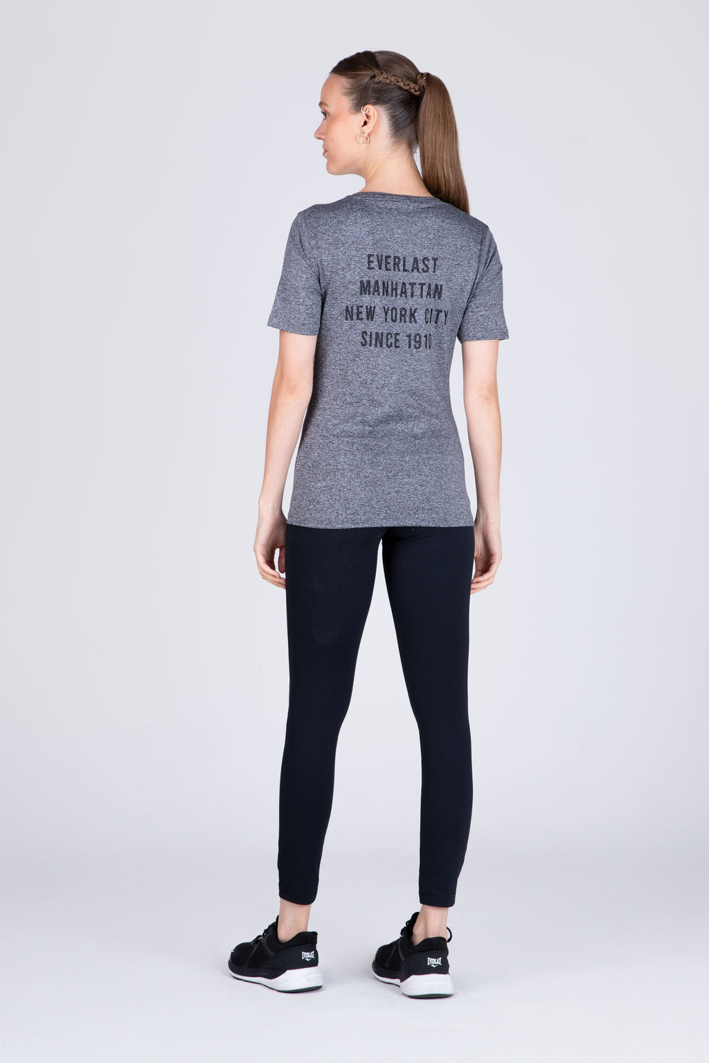 Polera M/C Basic Two Gris Everlast