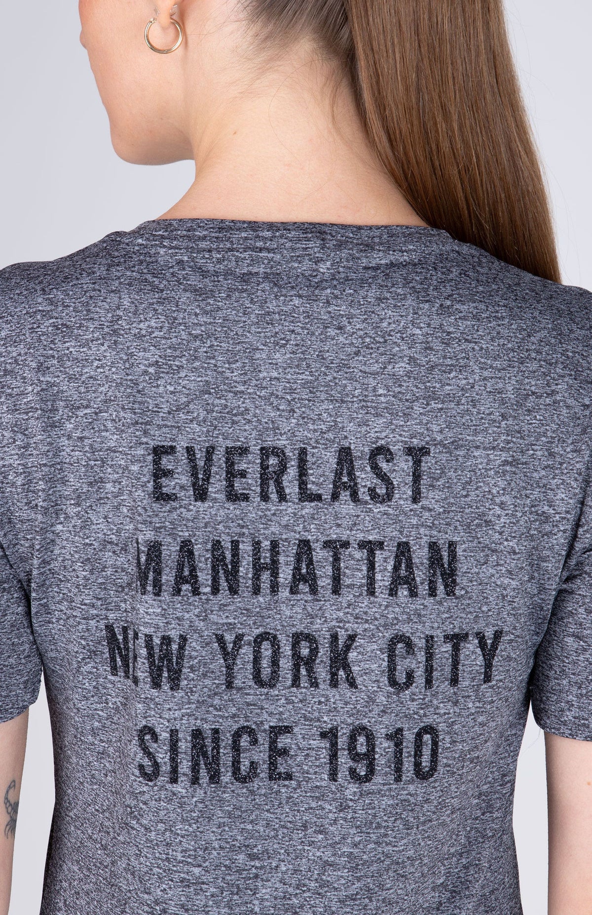 Polera M/C Basic Two Gris Everlast