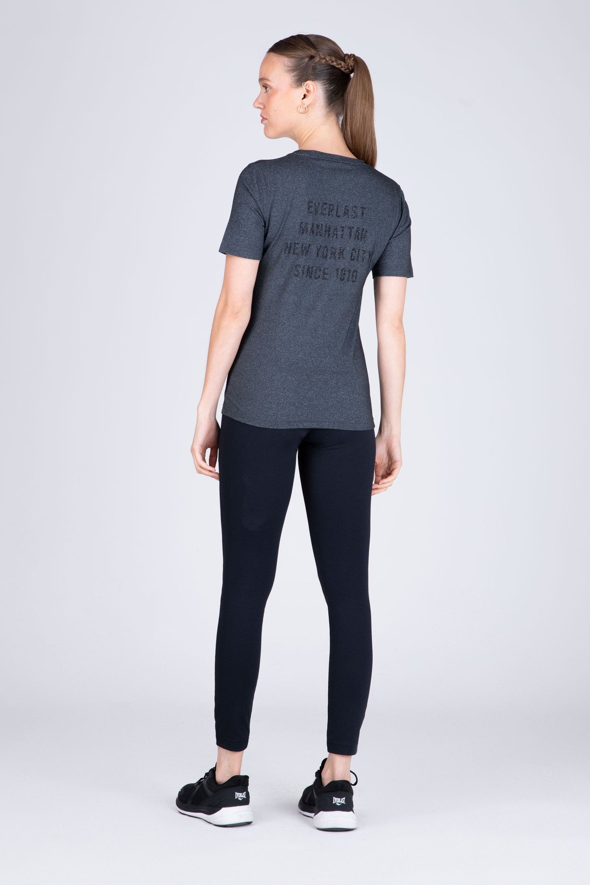 Polera M/C Basic Two Gris Everlast