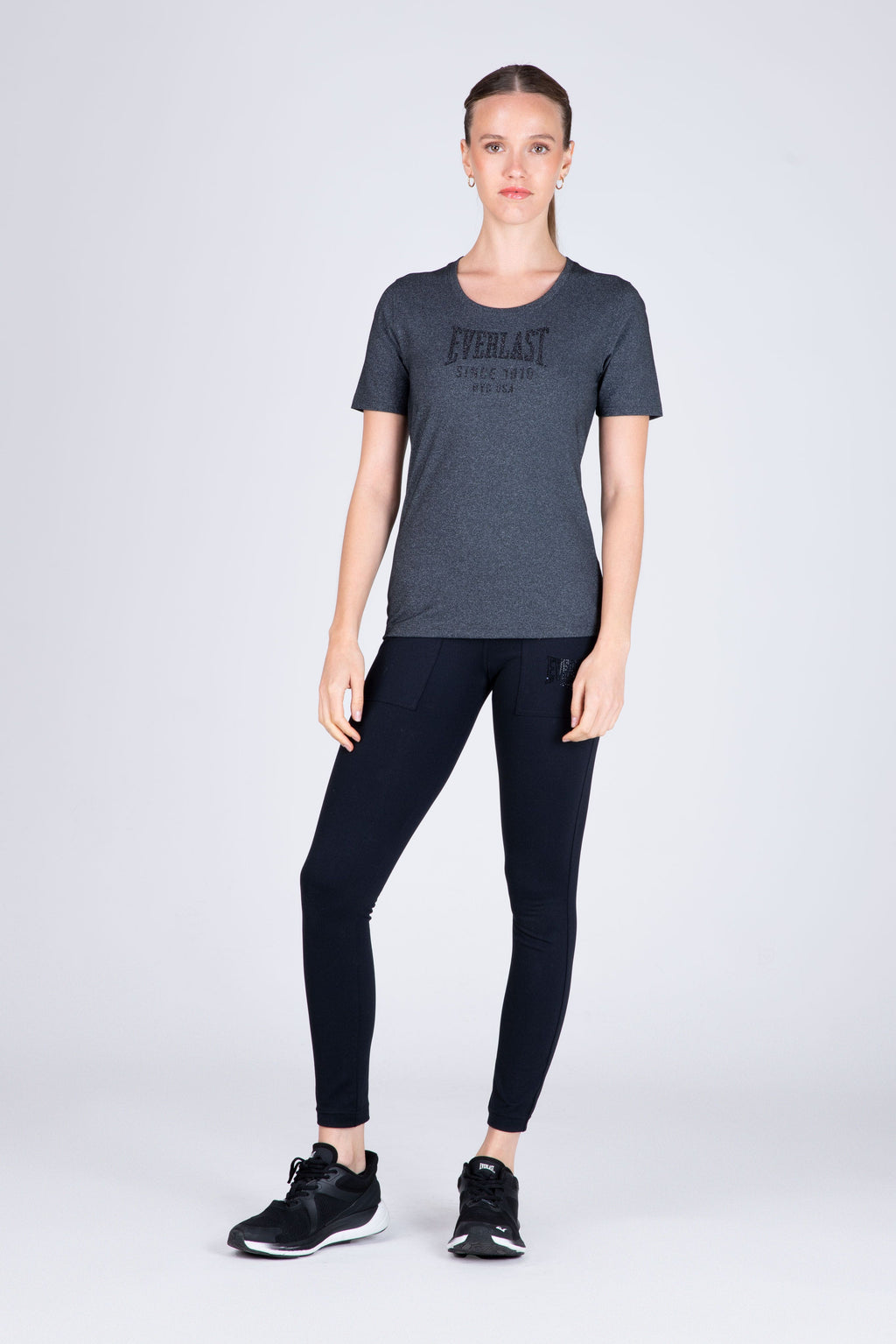 Polera M/C Basic Two Gris Everlast