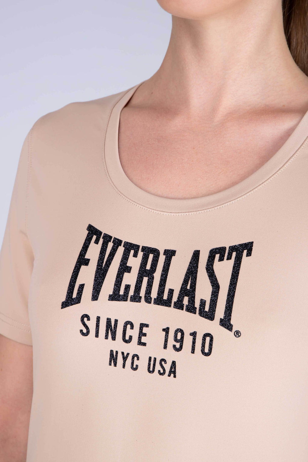 Polera M/C Basic Two Beige Everlast
