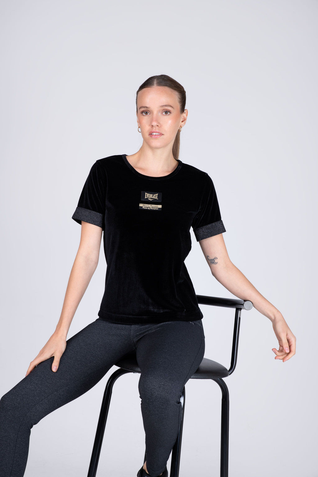 Polera M/C Addictive Negro Everlast