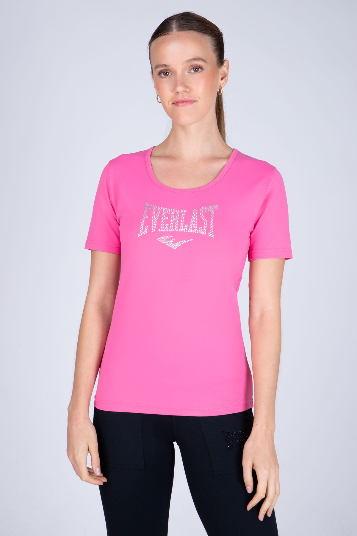 Polera M/C Basic Rosado Everlast
