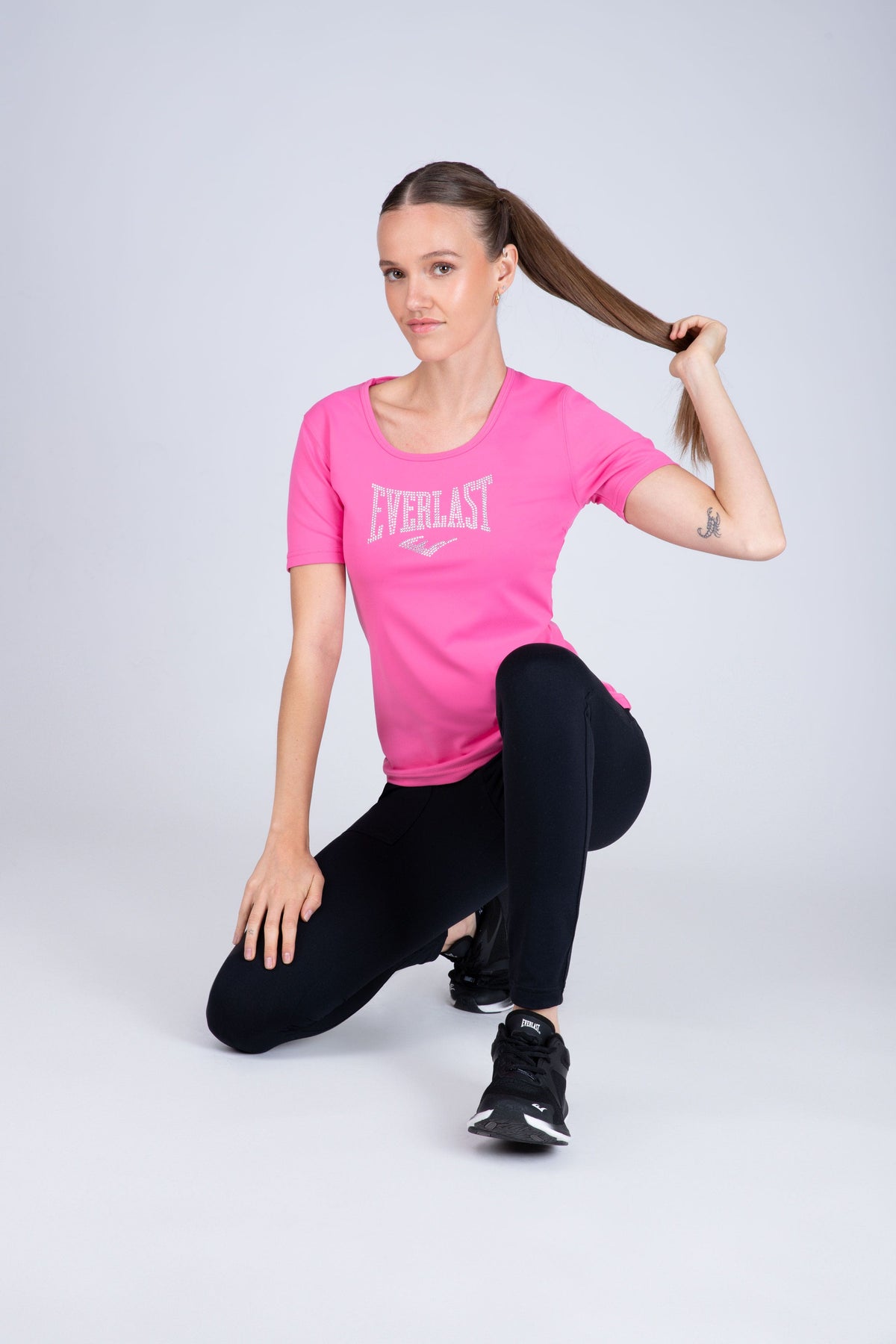Polera M/C Basic Rosado Everlast