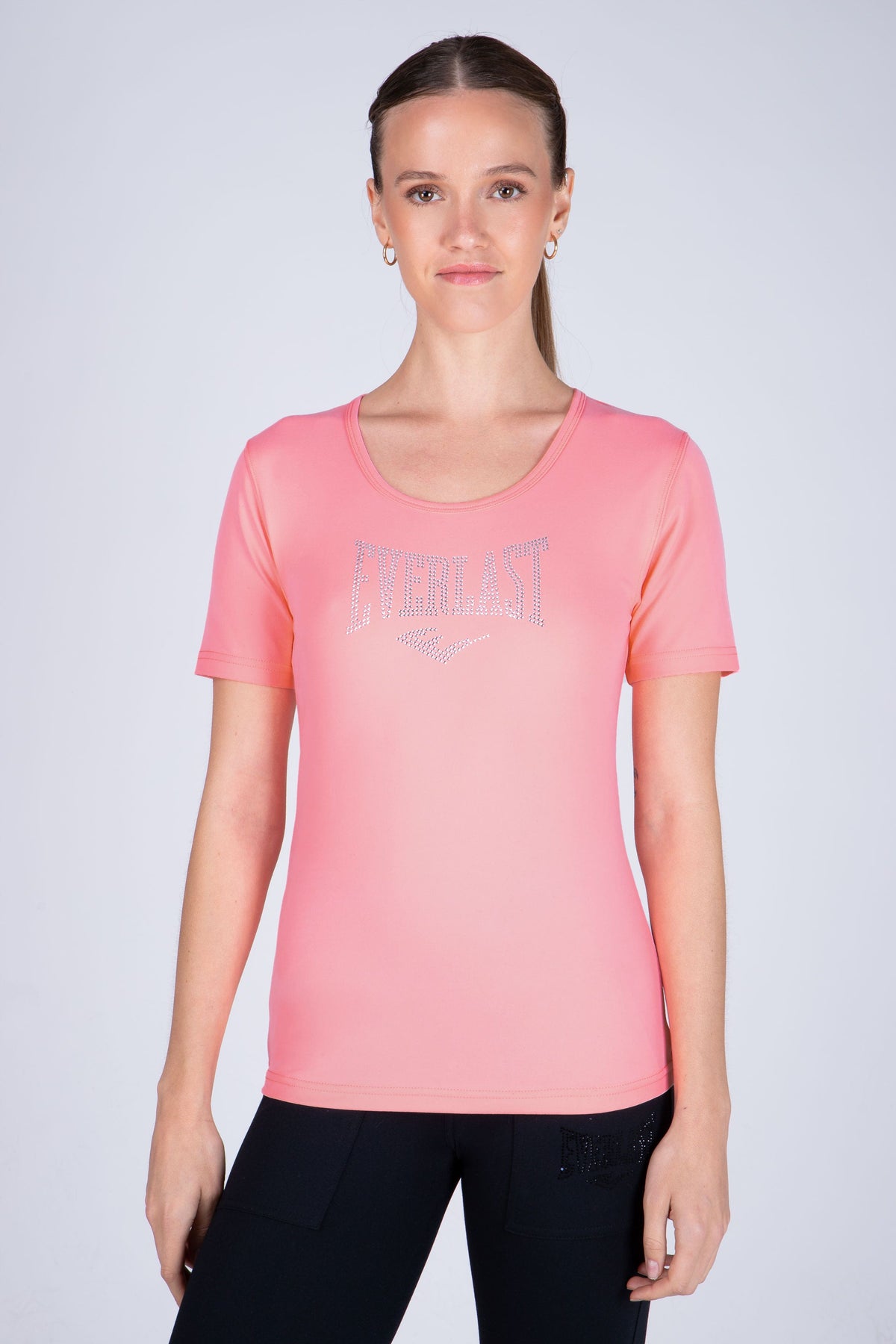 Polera M/C Basic Rosado Everlast