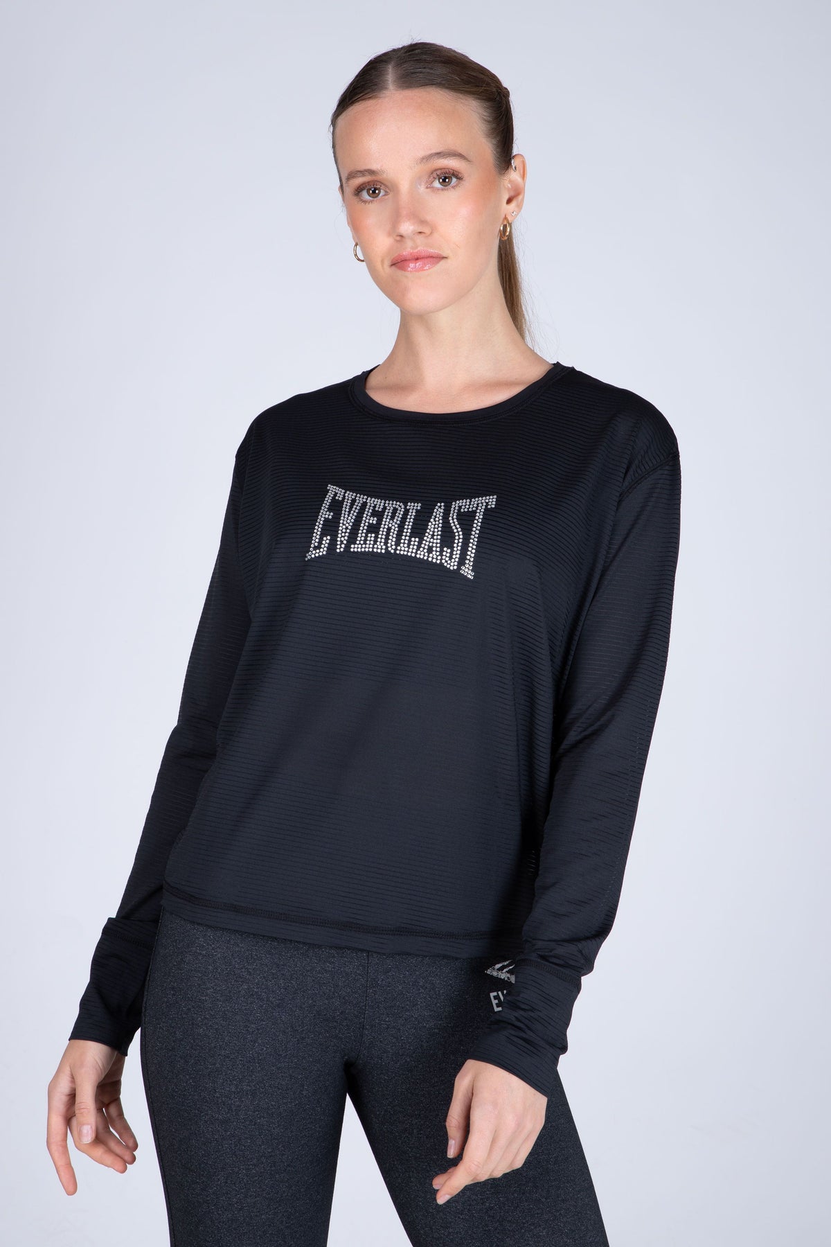 Polera M/L Basic Negro Everlast