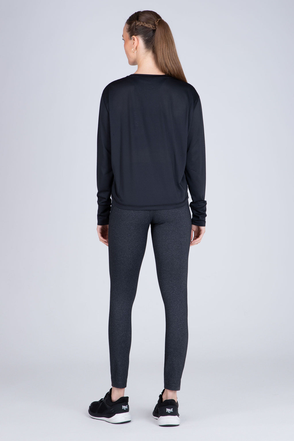 Polera M/L Basic Negro Everlast