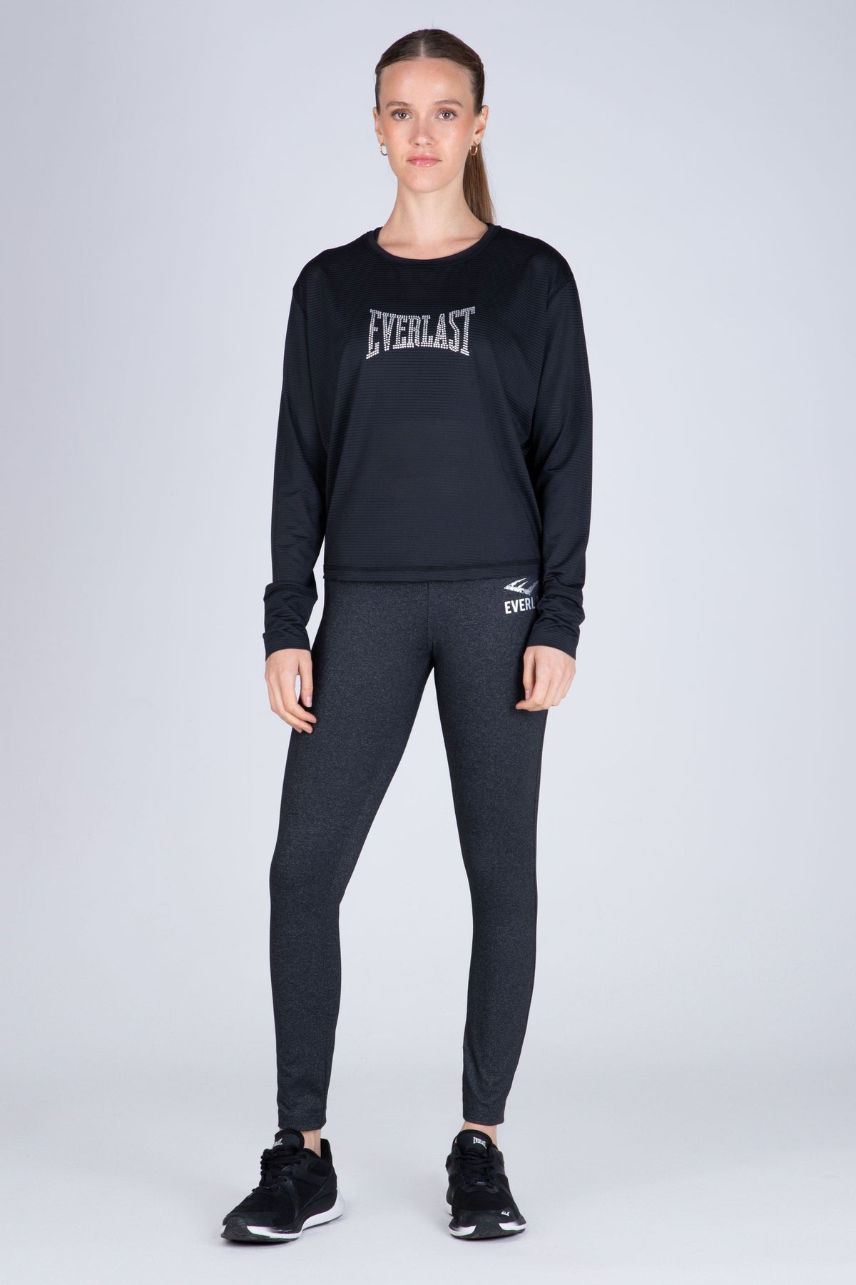Polera M/L Basic Negro Everlast