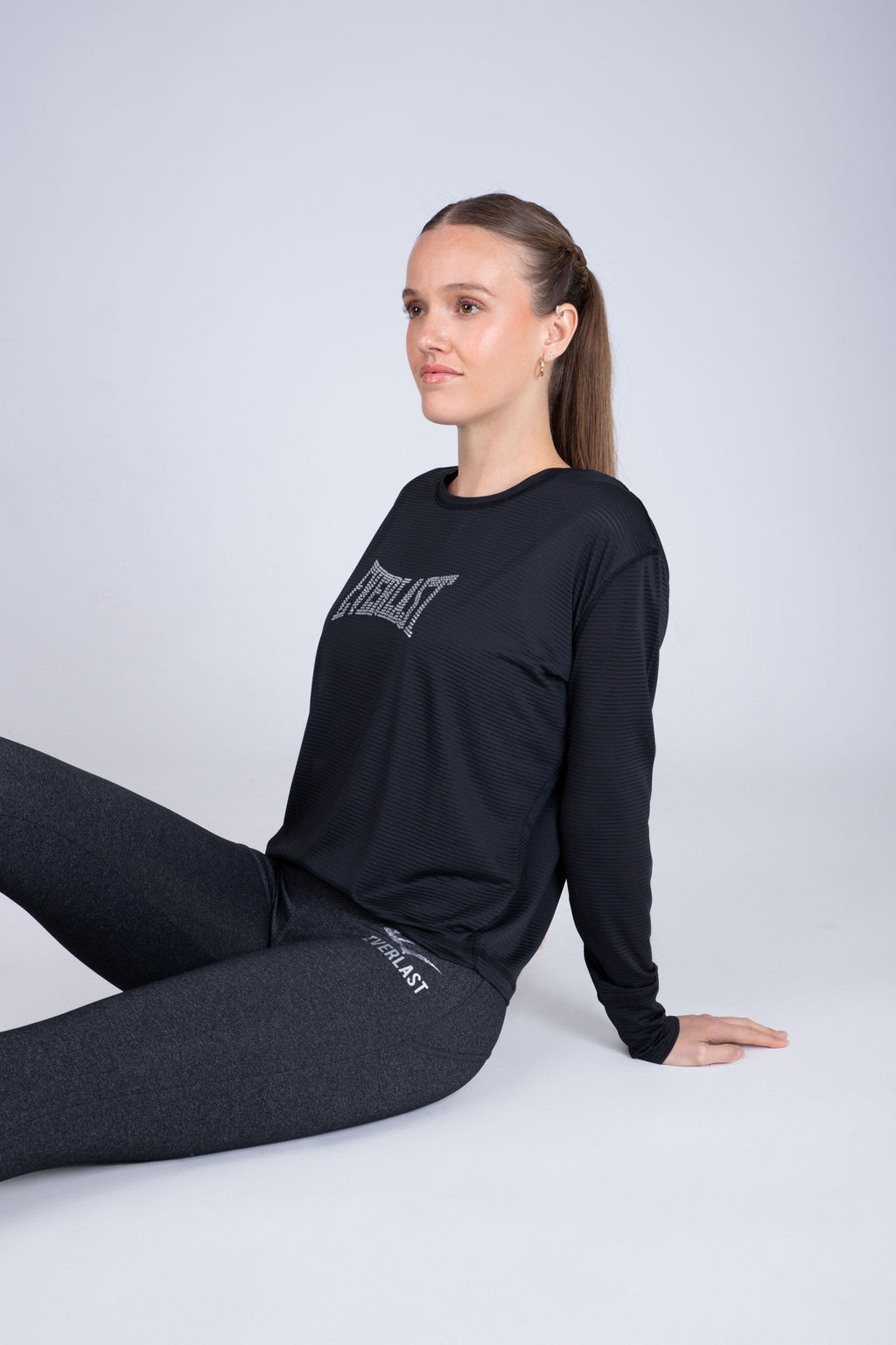 Polera M/L Basic Negro Everlast