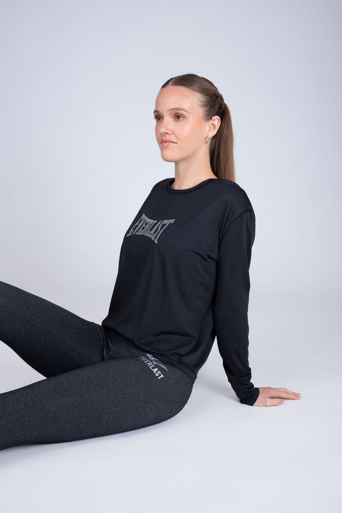 Polera M/L Basic Negro Everlast