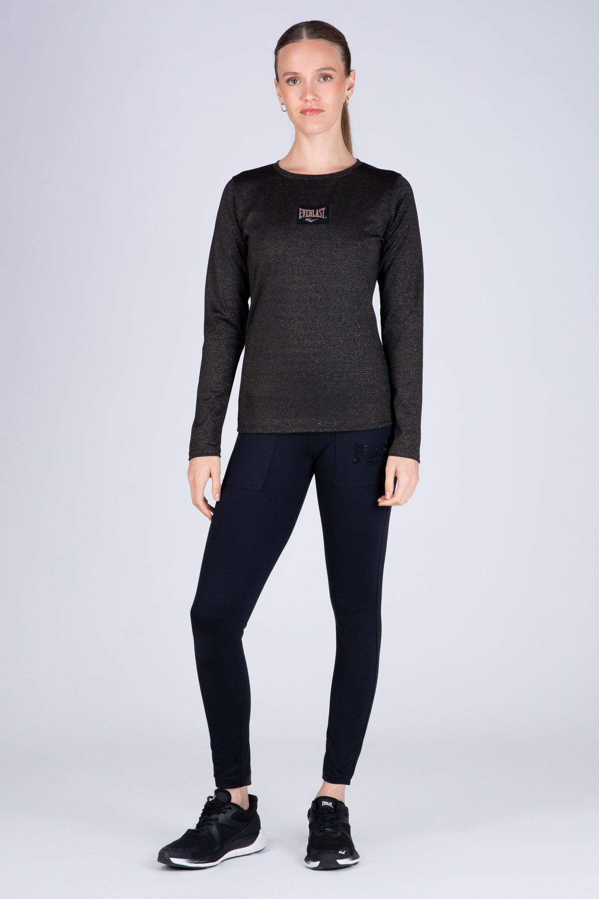 Polera Manga Larga Cushy 2.0 Negro Everlast